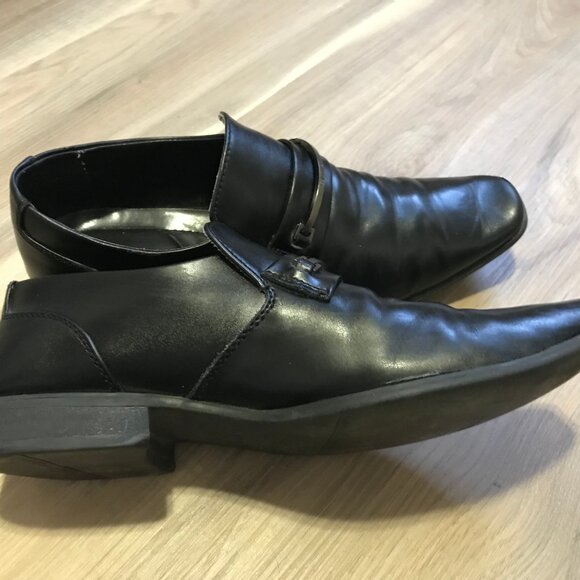 Calvin Klein Men's Black Dress Shoes Size 7.5 - Picture 4 of 6